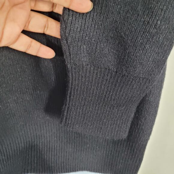 Universal Standard Blanket Half-Zip Sweater Black Size M - Picture 5 of 7